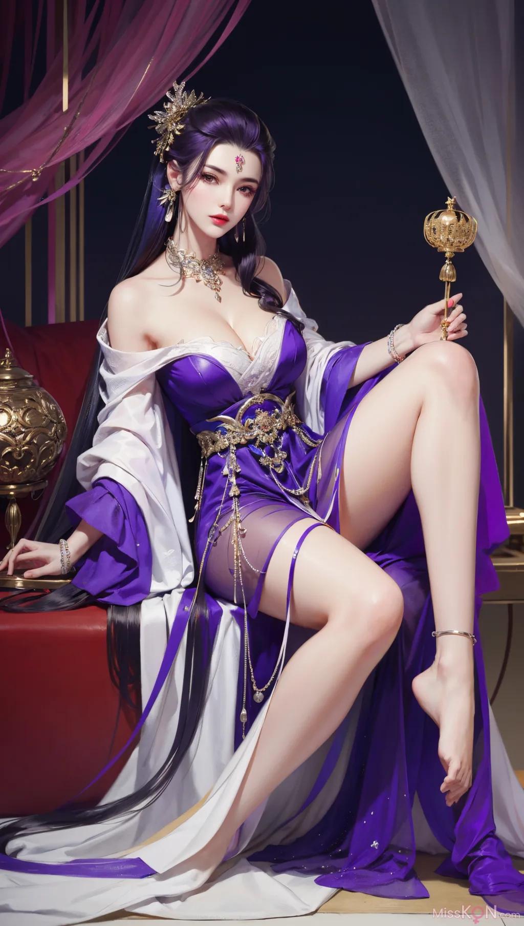 AI สร้าง] สไตล์การวาดสามก๊กซาน【ม่อเจี๋ย】 (199 ภาพ)