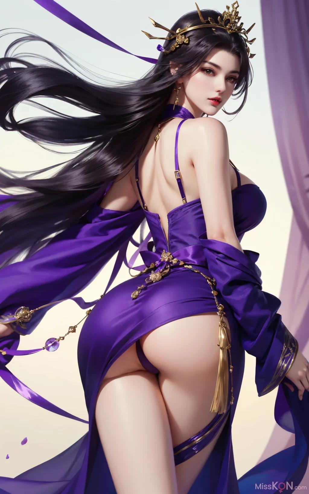 AI สร้าง] สไตล์การวาดสามก๊กซาน【ม่อเจี๋ย】 (199 ภาพ)