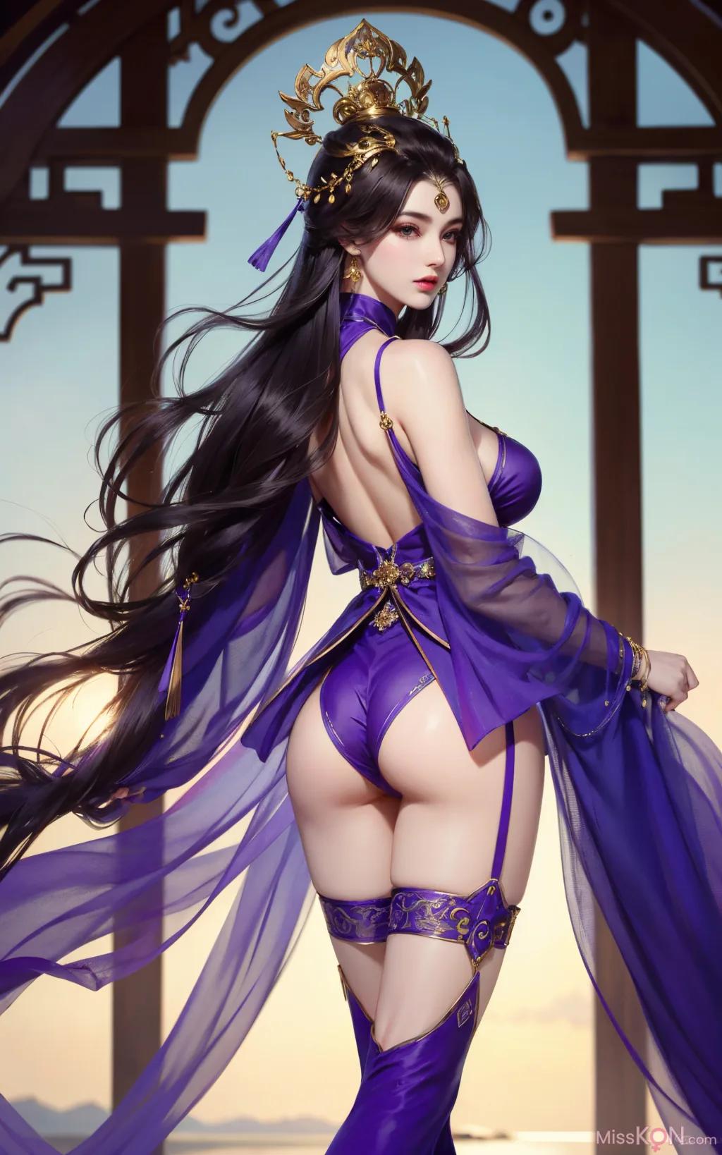 AI สร้าง] สไตล์การวาดสามก๊กซาน【ม่อเจี๋ย】 (199 ภาพ)