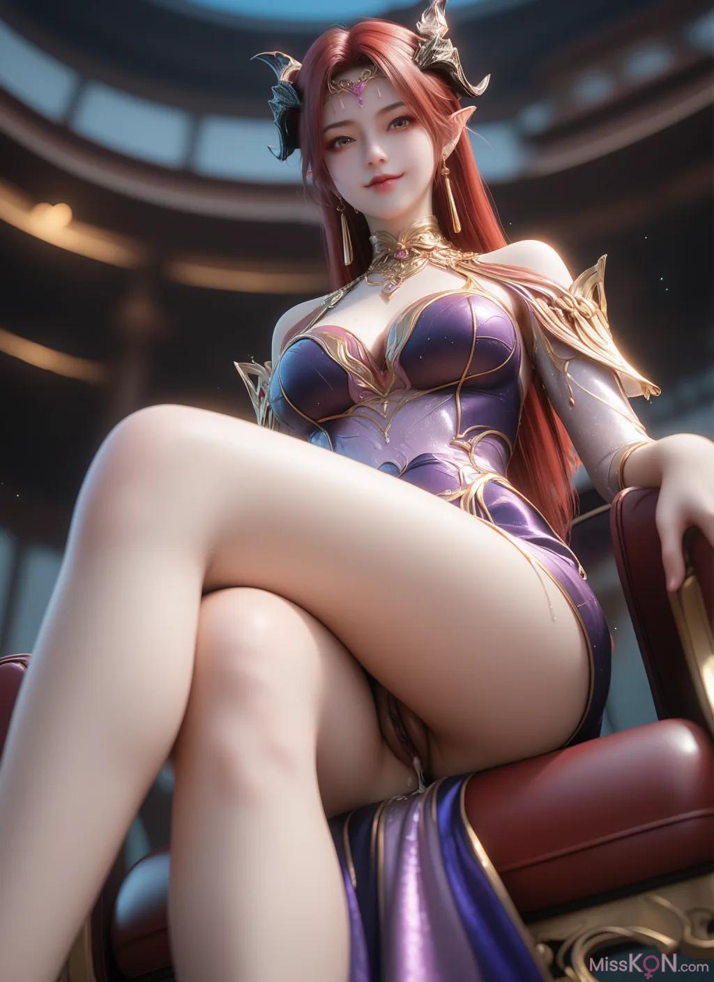[AI Generated] 妖夜+凤清儿 锐克 (62 photos)