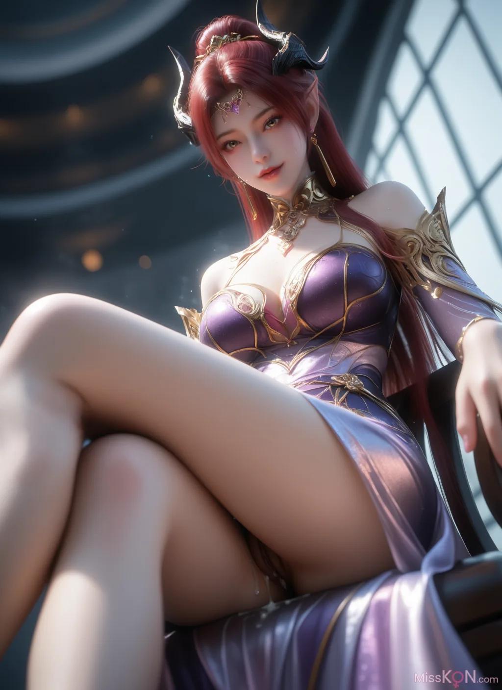 [AI Generated] 妖夜+凤清儿 锐克 (62 photos)