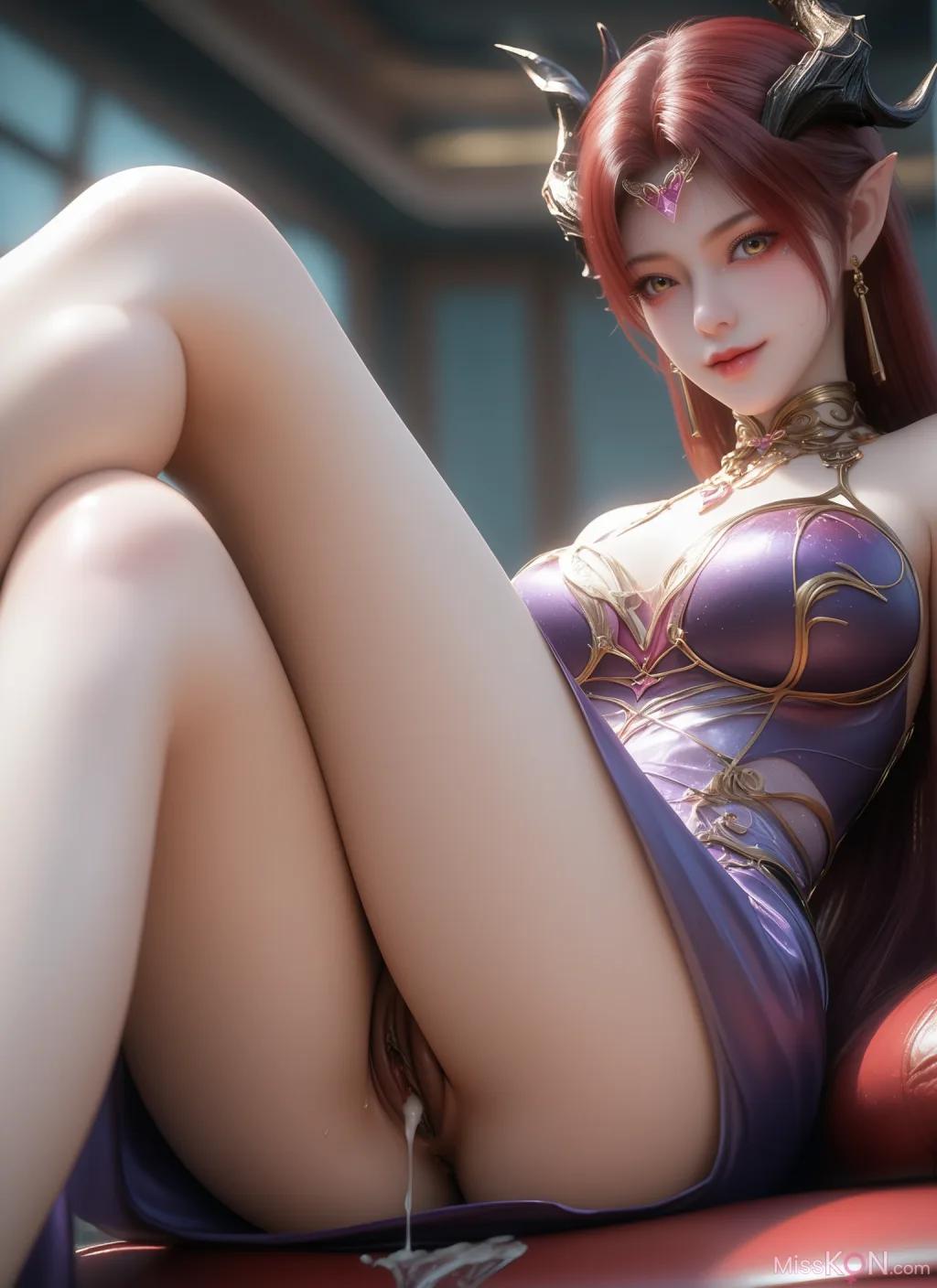 [AI Generated] 妖夜+凤清儿 锐克 (62 photos)