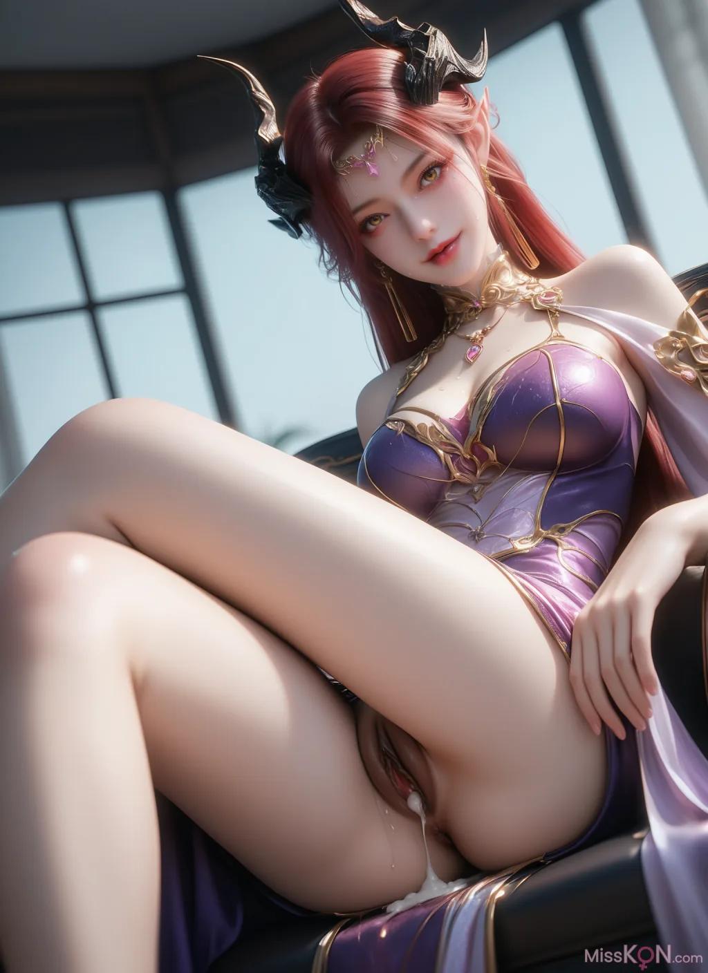 [AI Generated] 妖夜+凤清儿 锐克 (62 photos)