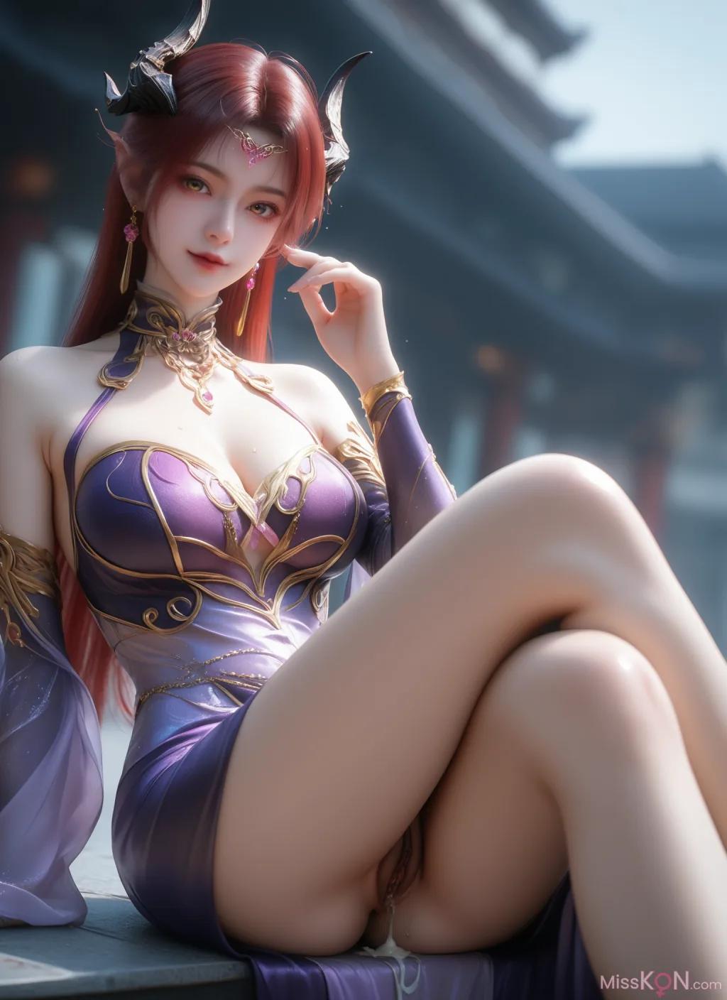 [AI Generated] 妖夜+凤清儿 锐克 (62 photos)