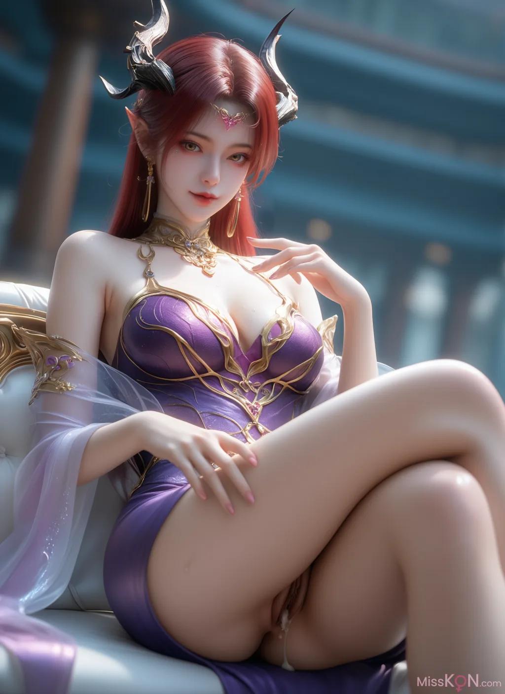 [AI Generated] 妖夜+凤清儿 锐克 (62 photos)