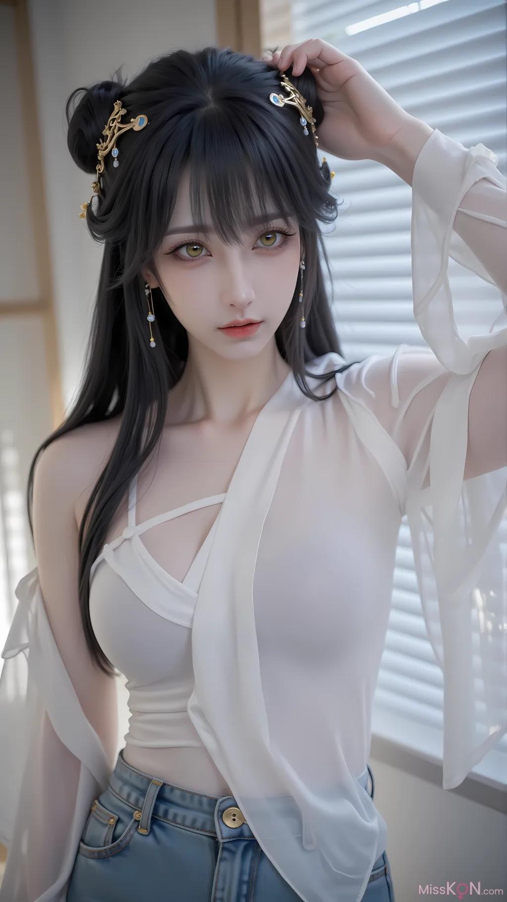 สร้างโดย AI] ไป๋เหลียนเฉิงเซิ่น ไป๋เยว่หรง (204 ภาพ)