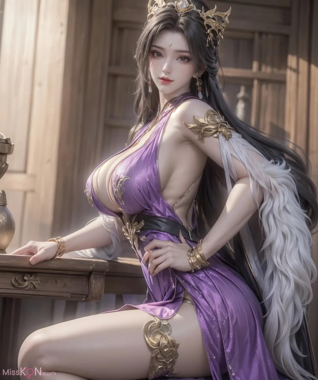 สร้างโดย AI] บายเลี่ยนเฉิงเซิ่น-ซือเมี่ยวหลิง (74 ภาพ)