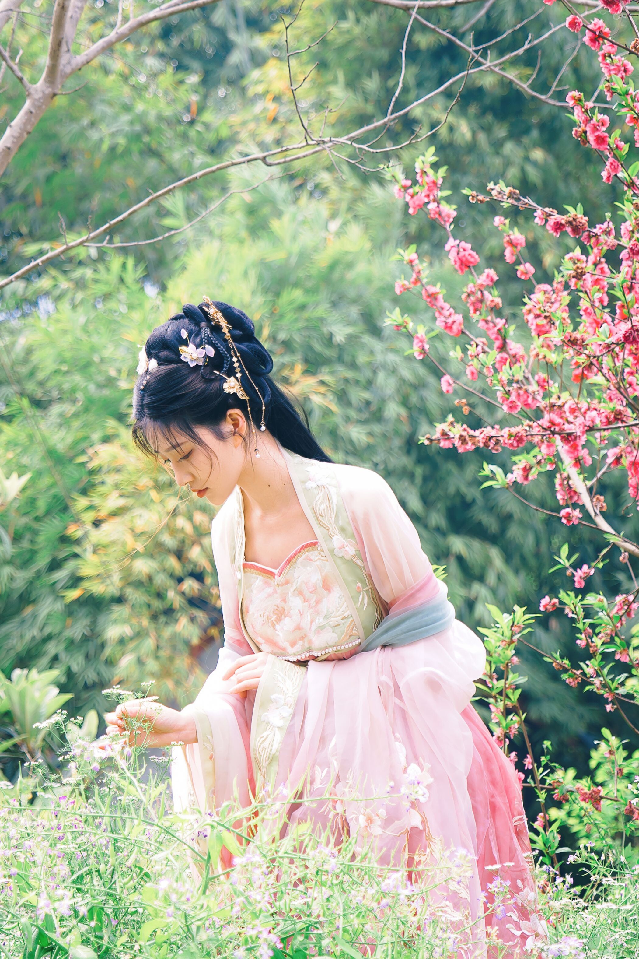 Bo anh Niannian Nnian Haitang Fairy co trang ngoai troi