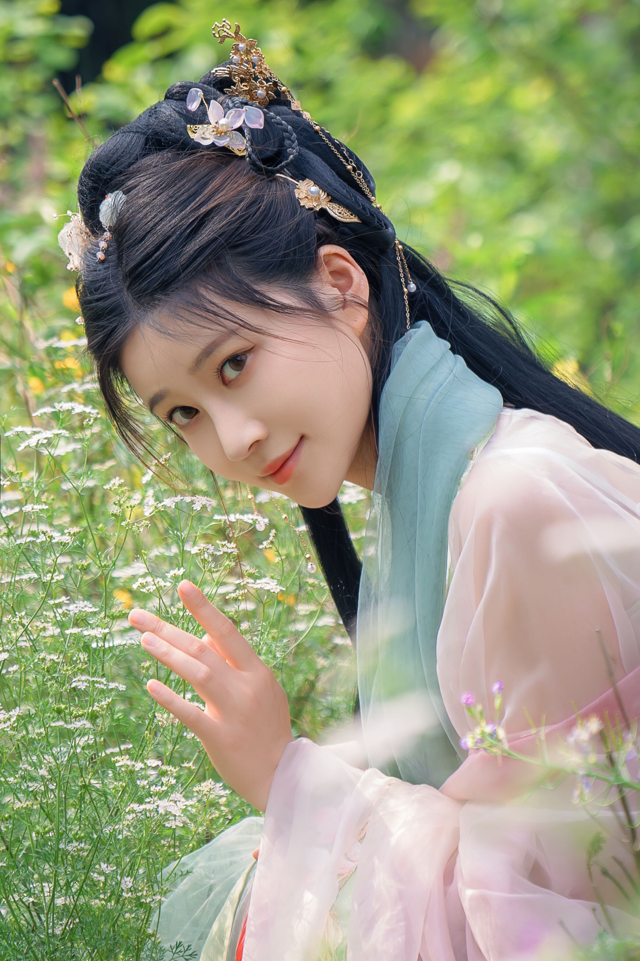 Bo anh Niannian Nnian Haitang Fairy co trang ngoai troi