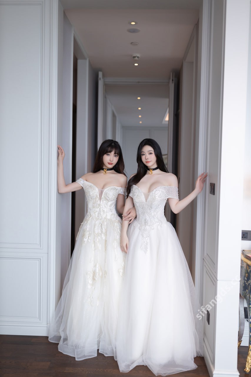 เป็นเซี่ยว โดว โดว และ ลู่เซียนเซียน - สาวสวยสุดยอด ความแตกต่างภายใต้ชุดเจ้าสาว 100P1V
