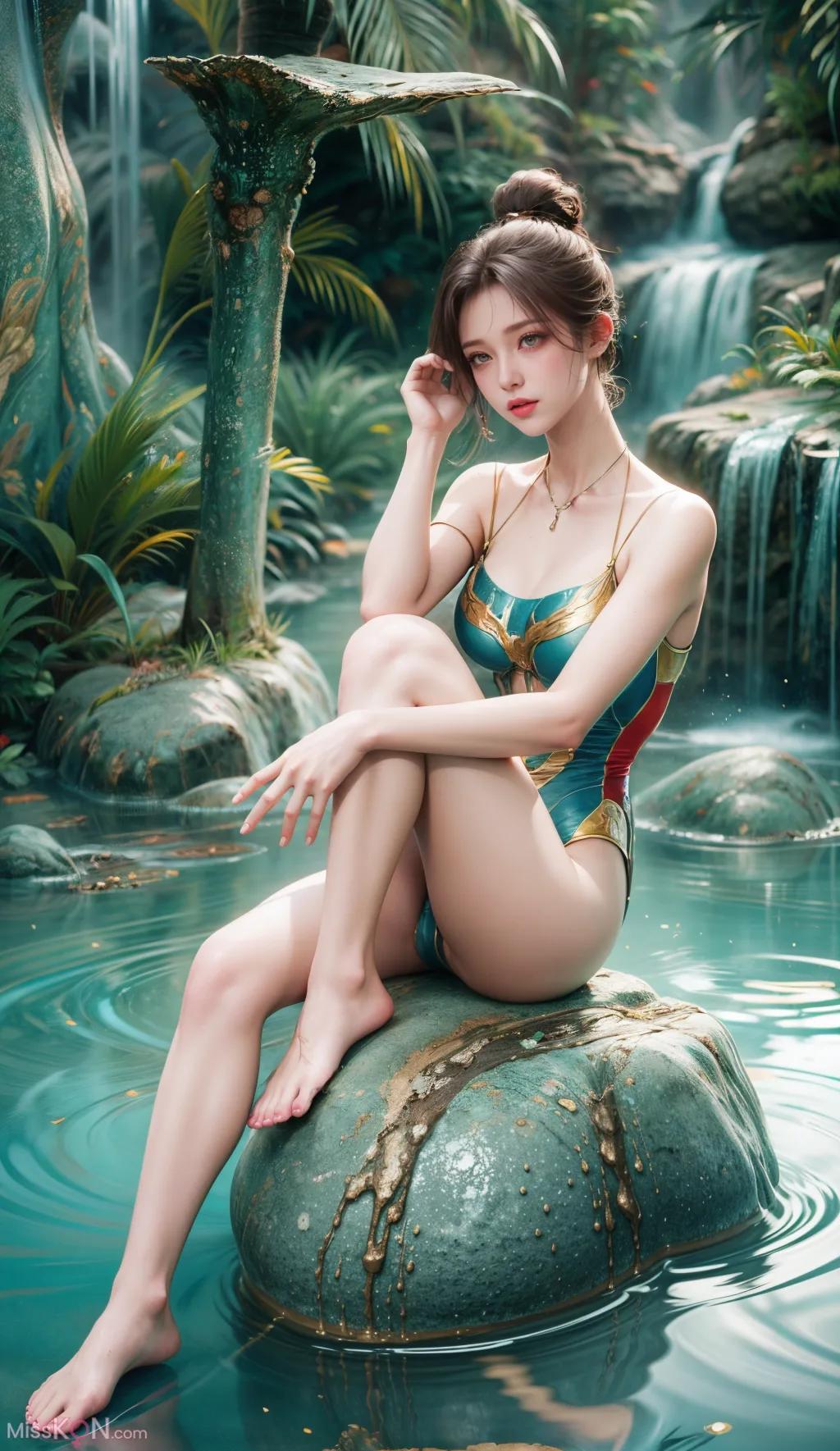 AI ที่สร้างขึ้น] ดูโป๋ฉางฉง-เซียวเซินเอ๋อ【คุชา】 (66 รูปภาพ)