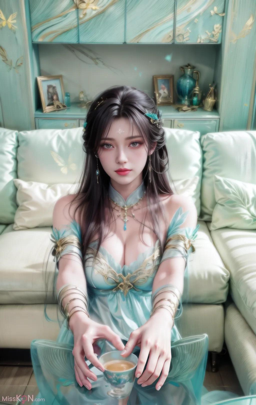 AI ที่สร้างขึ้น] ดูโป๋ฉางฉง-เซียวเซินเอ๋อ【คุชา】 (66 รูปภาพ)