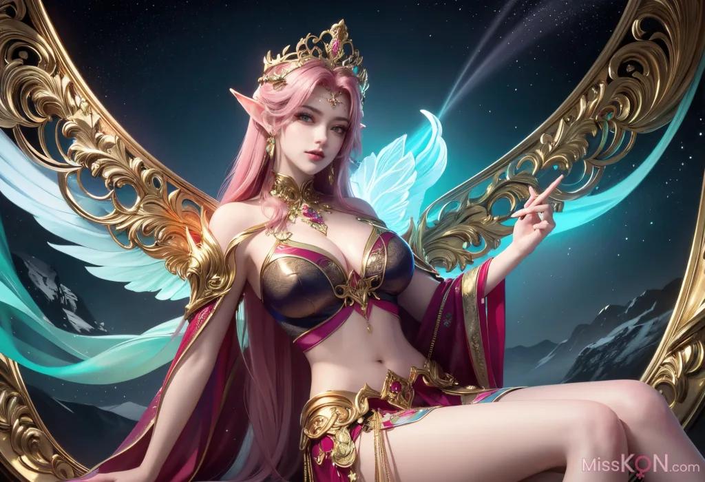 [AI Generated] Hundred Refining Gods - Sword Spirit Demon Night [Ink] (150 photos)