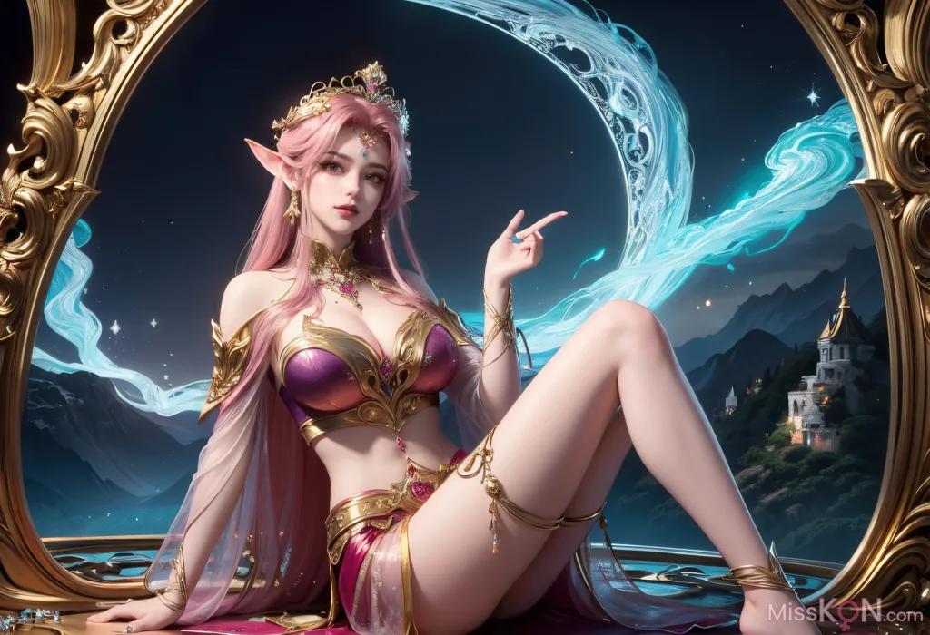 [AI Generated] Hundred Refining Gods - Sword Spirit Demon Night [Ink] (150 photos)