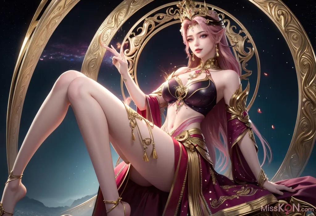 [AI Generated] Hundred Refining Gods - Sword Spirit Demon Night [Ink] (150 photos)