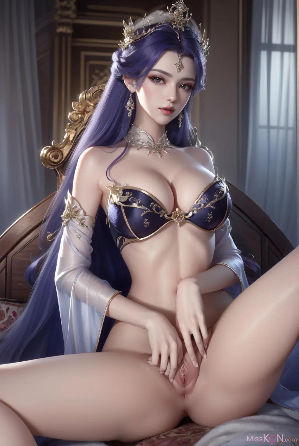 AI Generated] Bai Lian Cheng Shen - Tian Qiong [Mo Ji] (170 photos)