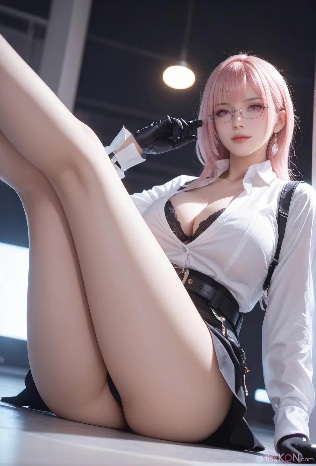 [AI Generated] 绝区零-月城柳COS【墨迹】 (306 photos)