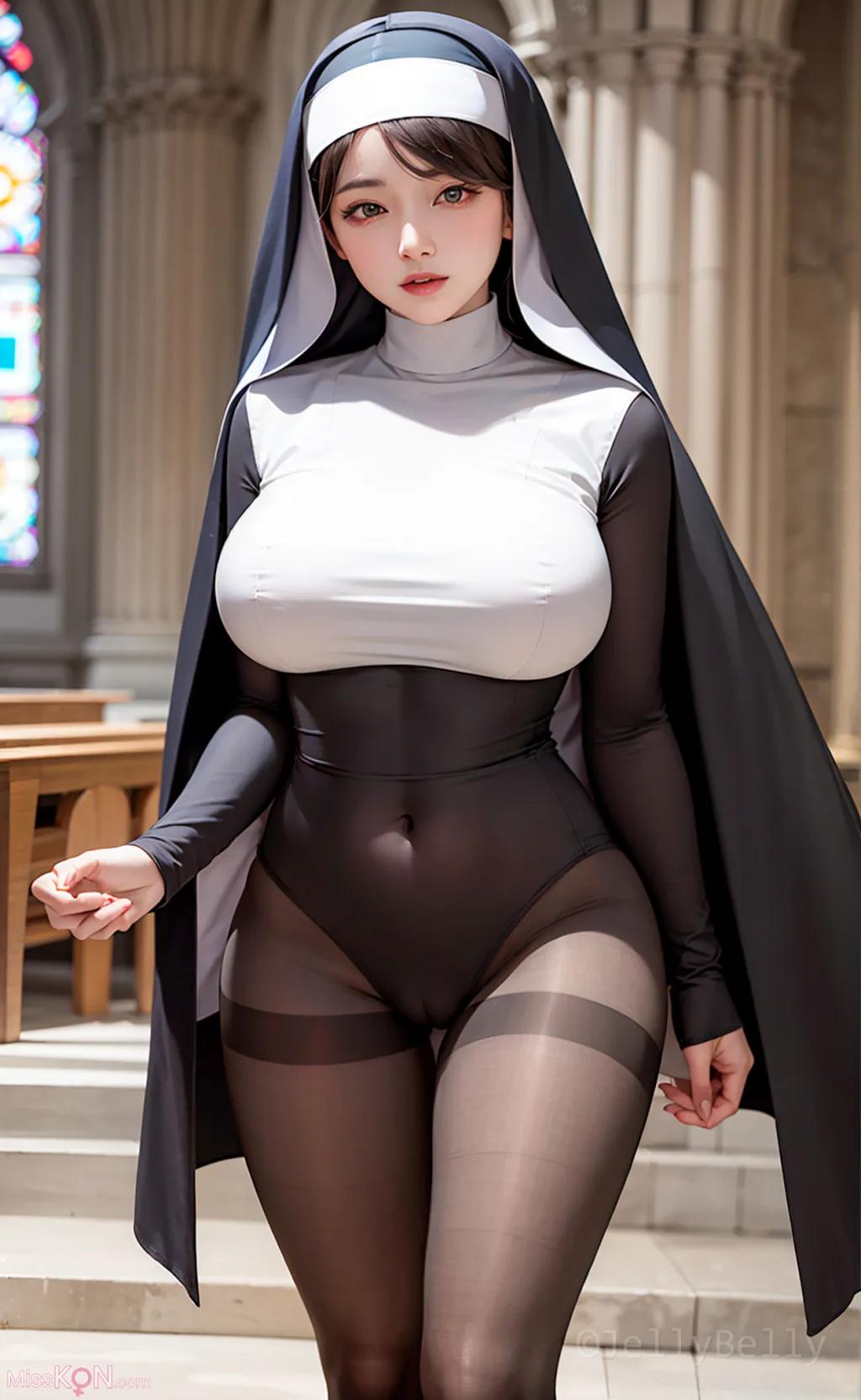 AI Generated] JellyBelly: Nun (164 photos)