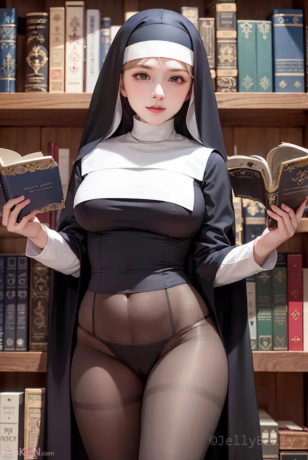 AI Generated] JellyBelly: Nun (164 photos)