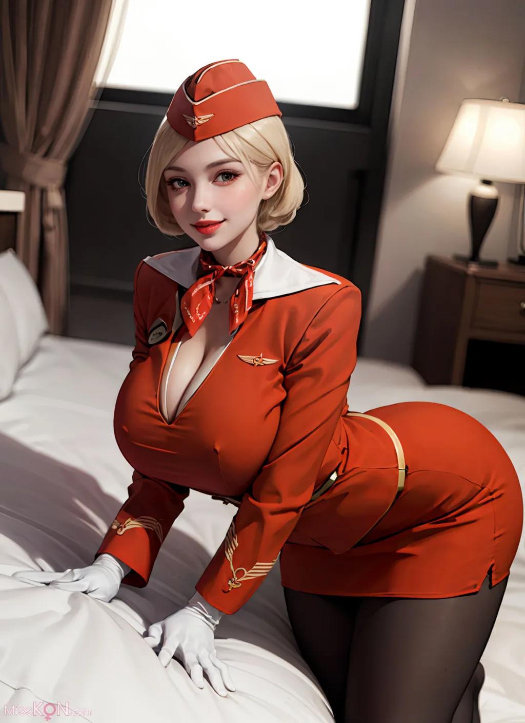 '[AI Generated] 아름다움 – Stewardess_extra (86장의 사진)'