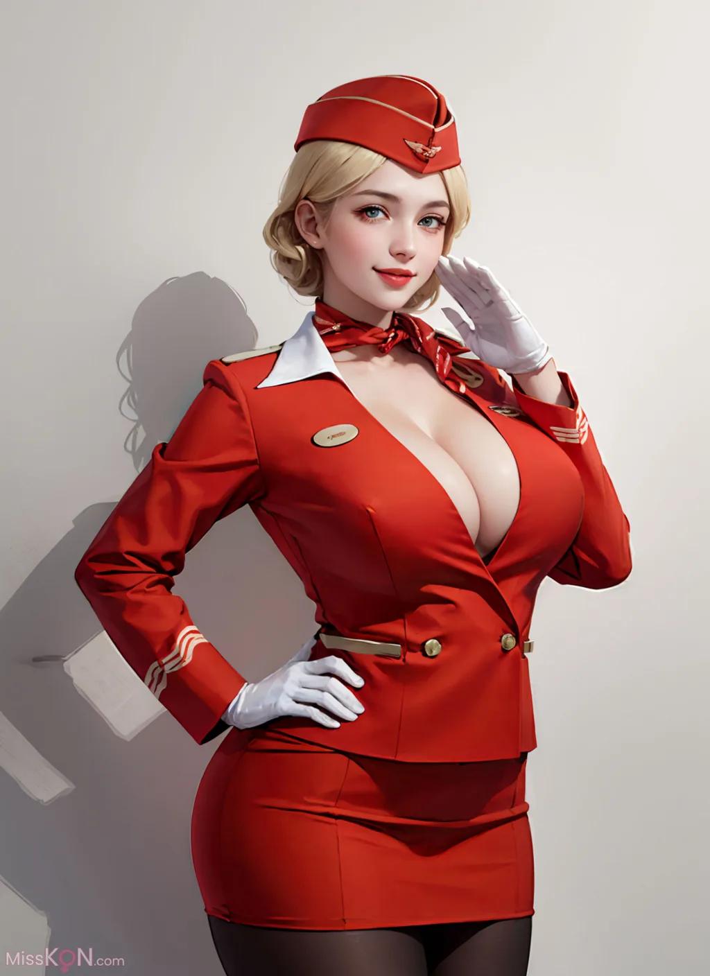 AI 生成] 美しい – Stewardess_extra (86枚の写真)