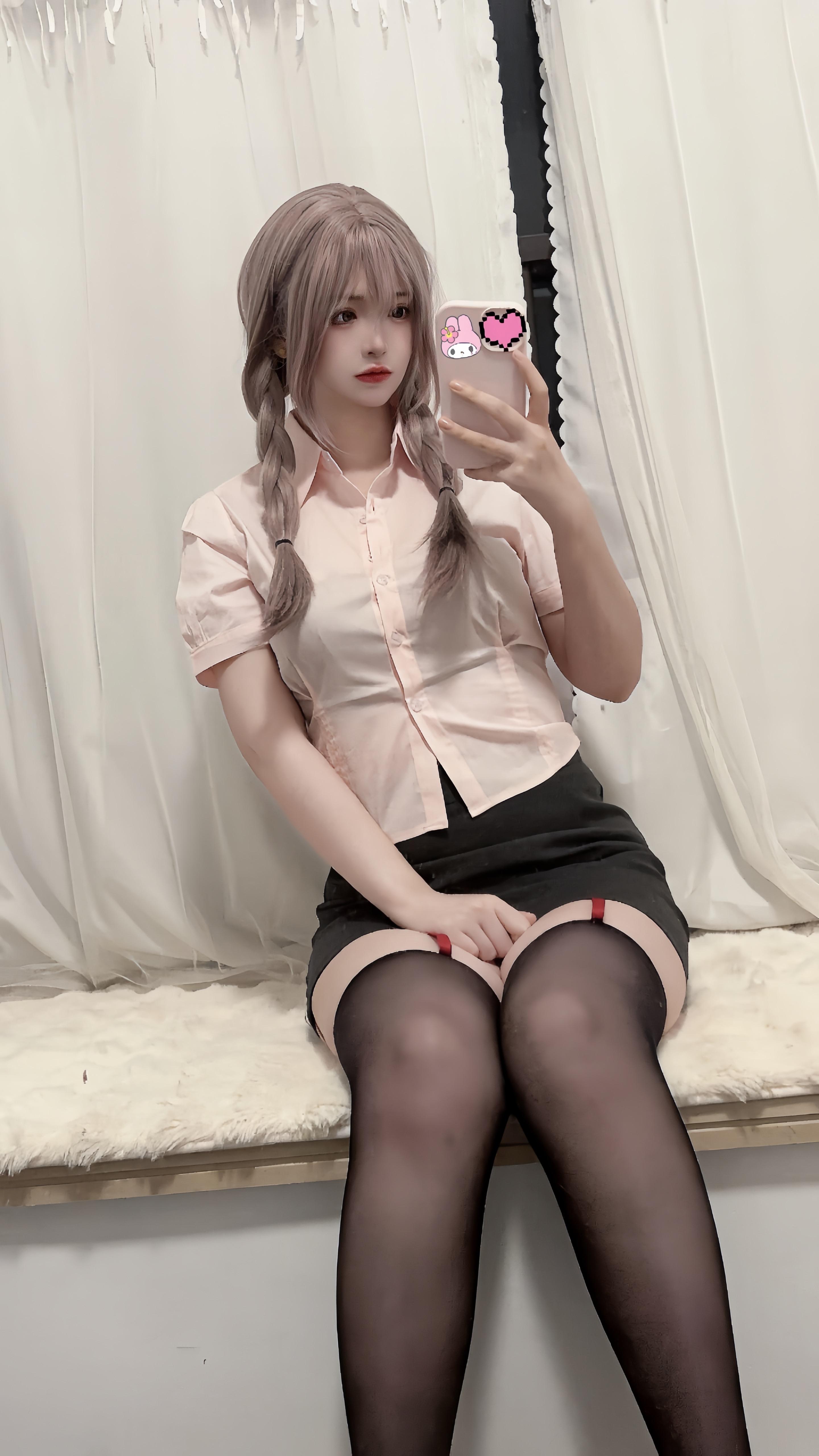 Crazy Cat ss Fantia Tháng 1 2024 Tất Đen 79P