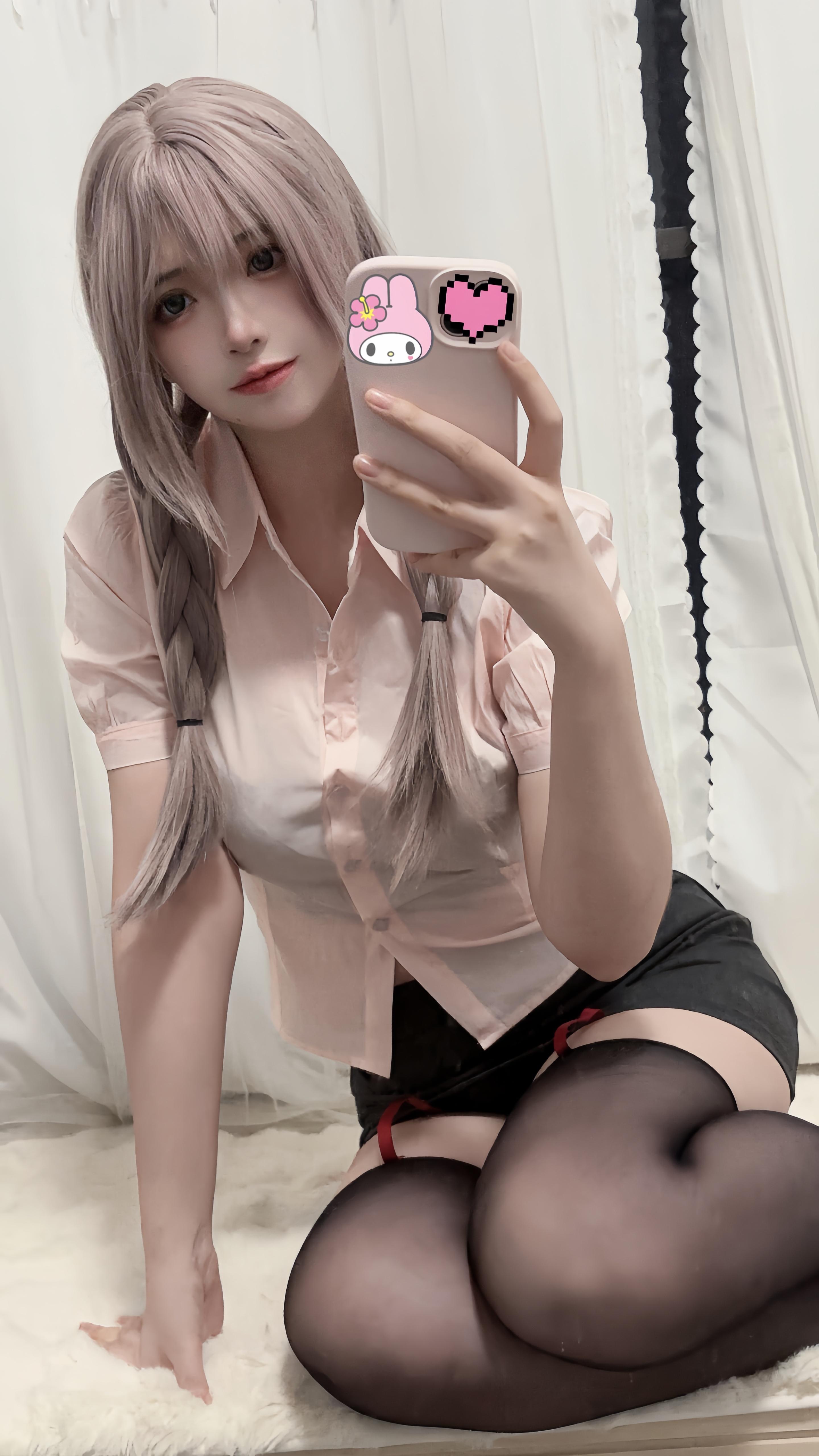 Crazy Cat ss Fantia Tháng 1 2024 Tất Đen 79P