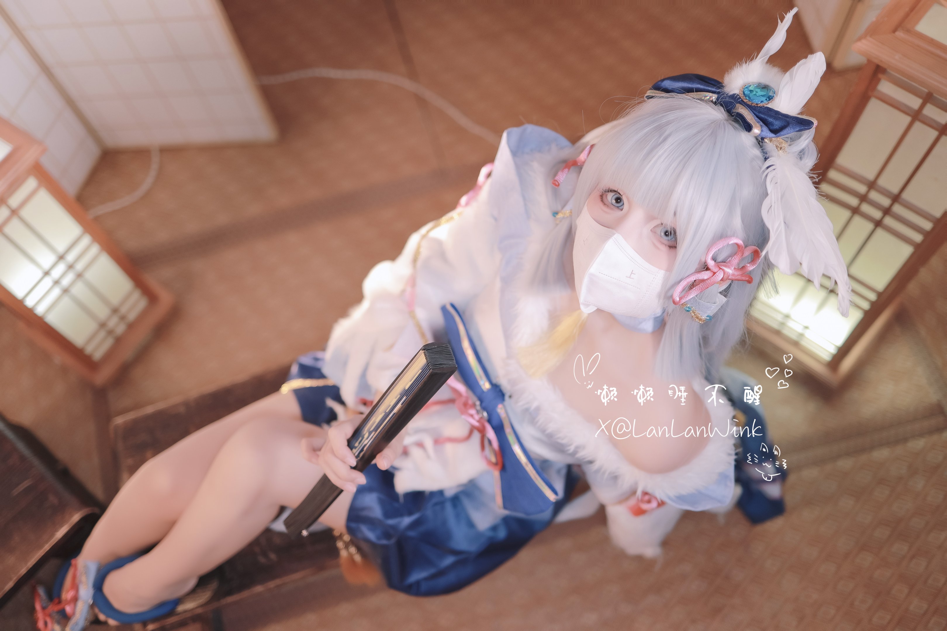 福利姬 懒懒睡不醒 LanLanWink - 神里绫华