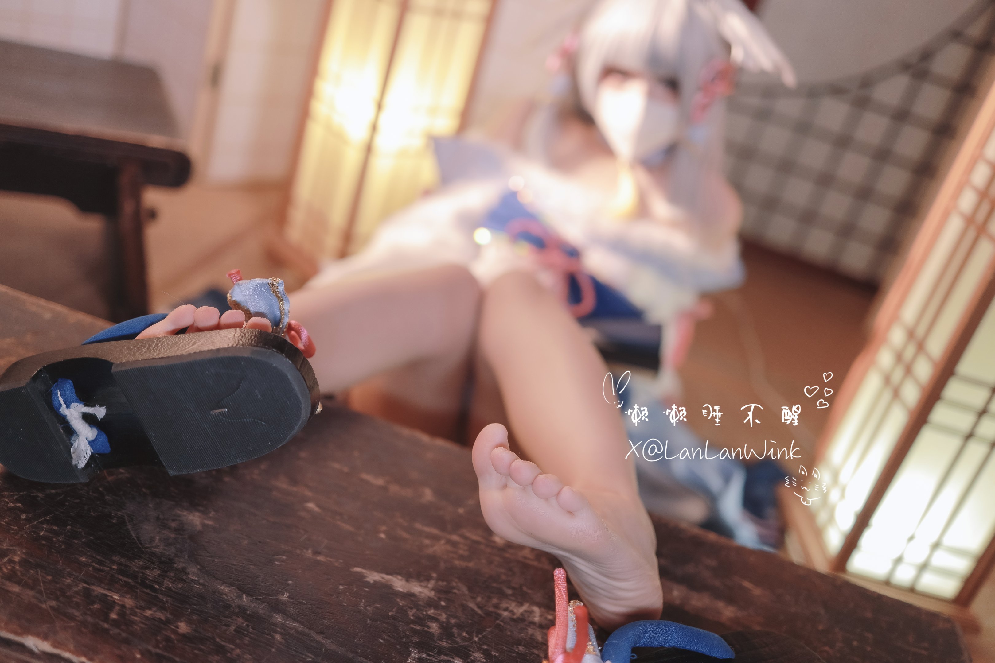 福利姬 懒懒睡不醒 LanLanWink - 神里绫华
