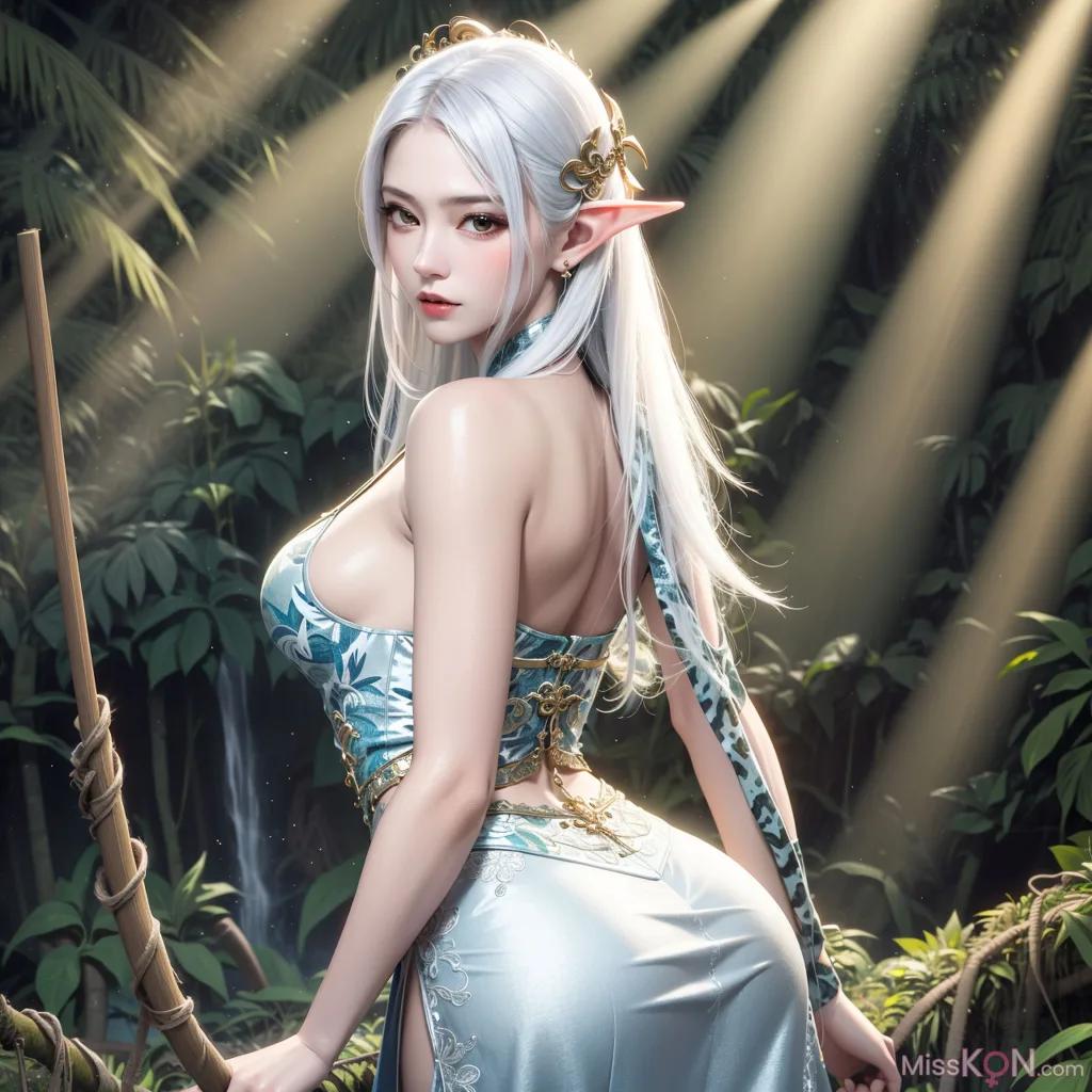 AI 生成] 美麗 – Jungle Elf_extra (150 張照片)
