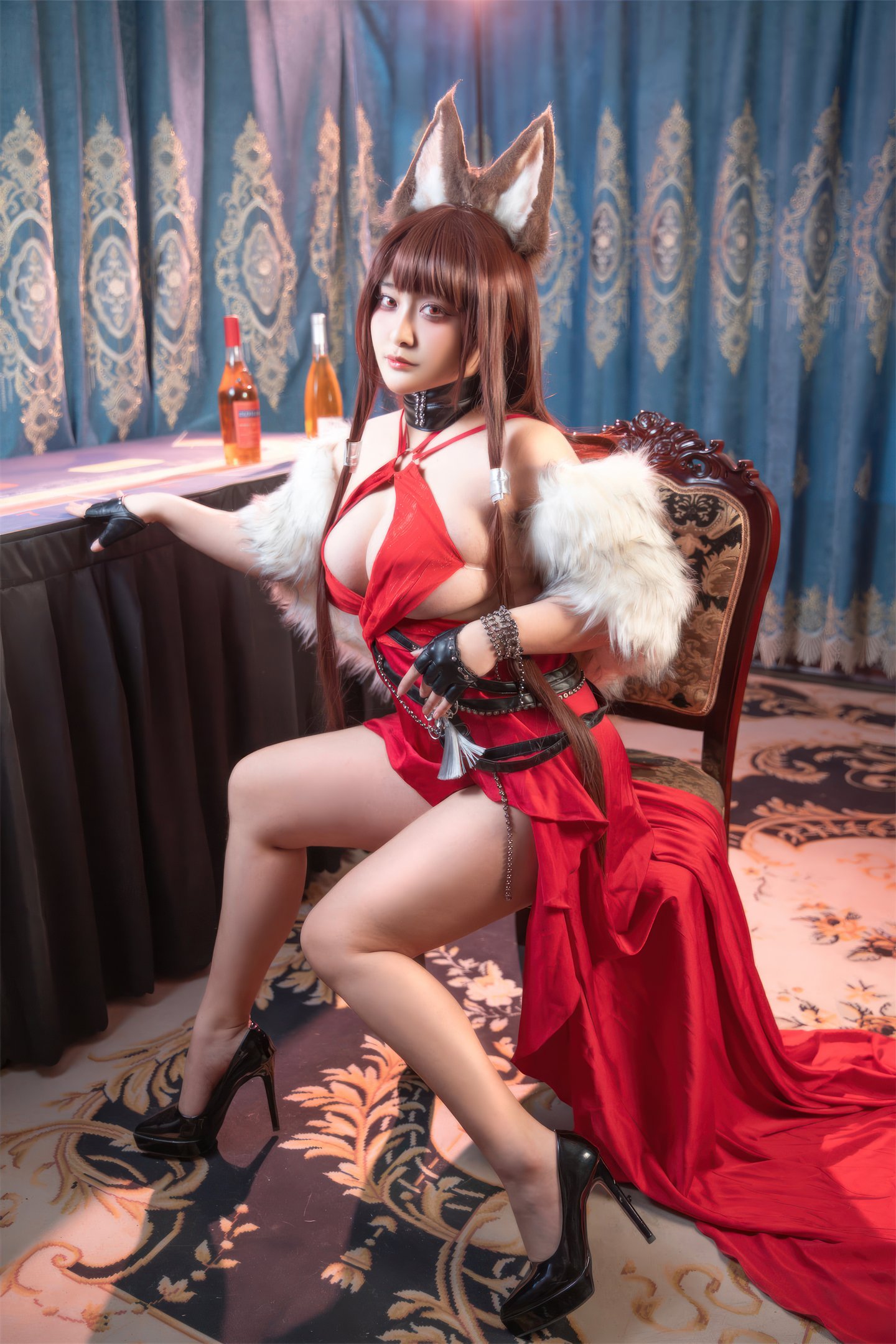 Lạc Ly  belle SAMA - Azur Lane Akagi Lễ phục 53P