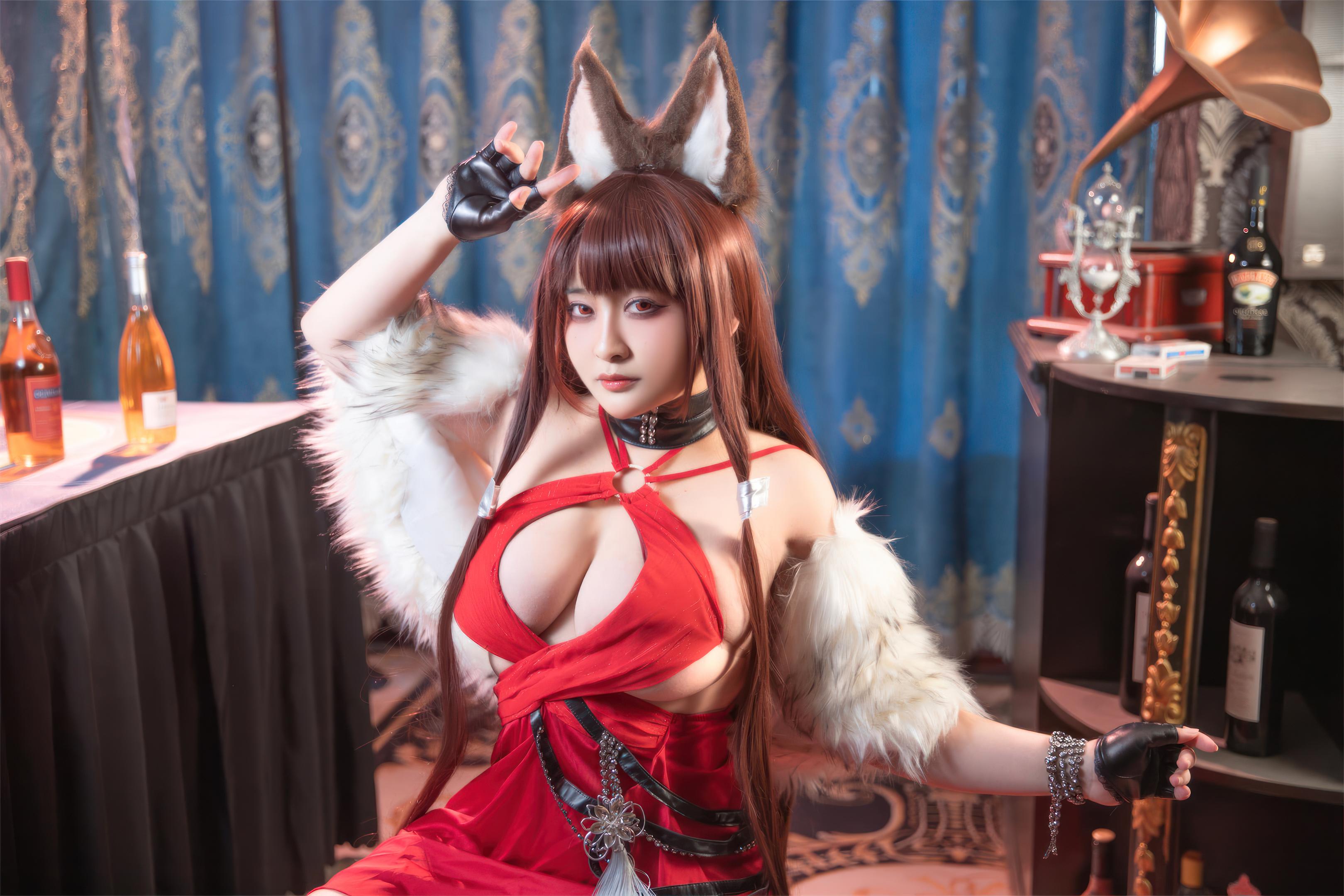 Lạc Ly  belle SAMA - Azur Lane Akagi Lễ phục 53P