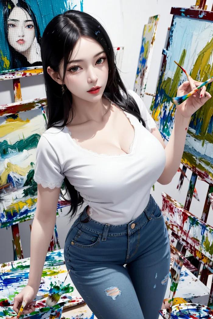 AI 生成] 美麗：繪畫 Art_extra (130 張照片)