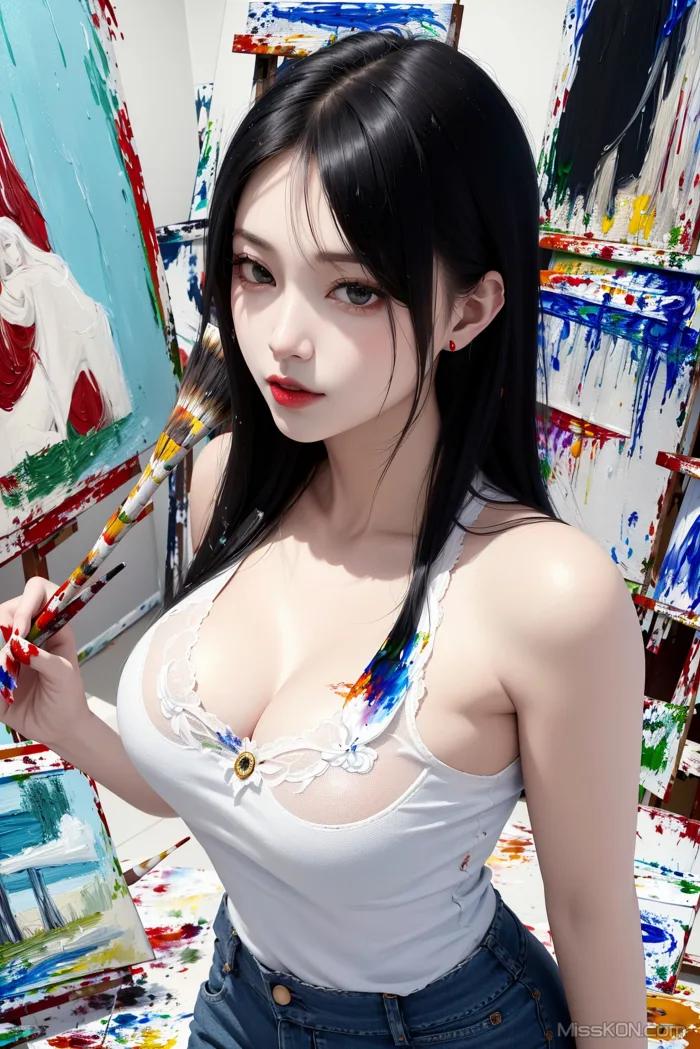 AI 生成] 美麗：繪畫 Art_extra (130 張照片)