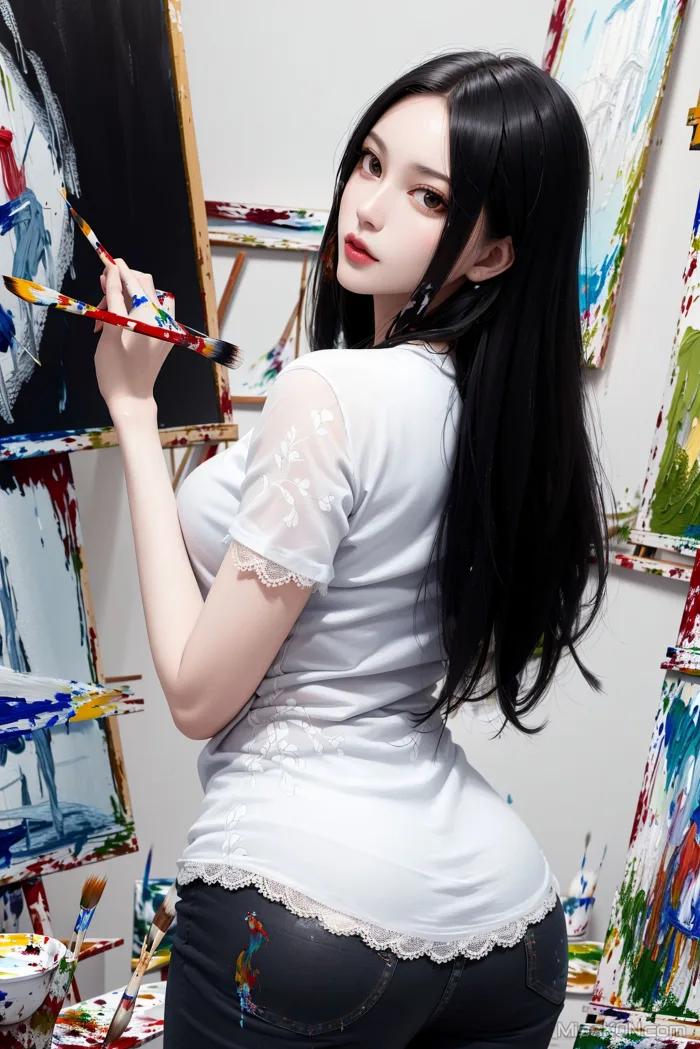 AI 生成] 美麗：繪畫 Art_extra (130 張照片)