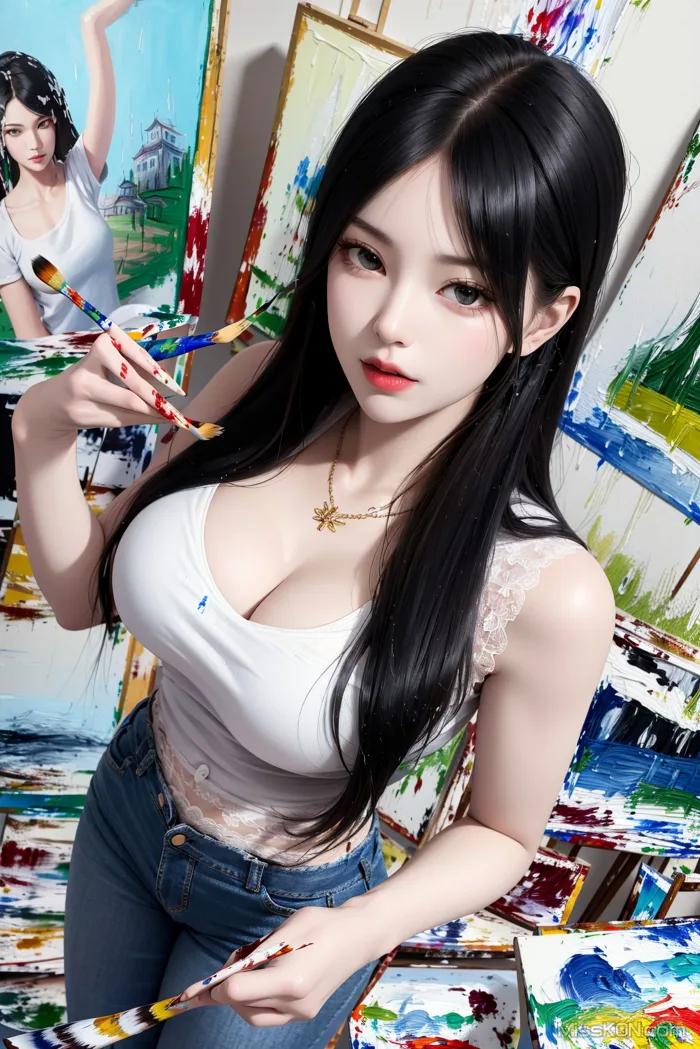 AI 生成] 美麗：繪畫 Art_extra (130 張照片)