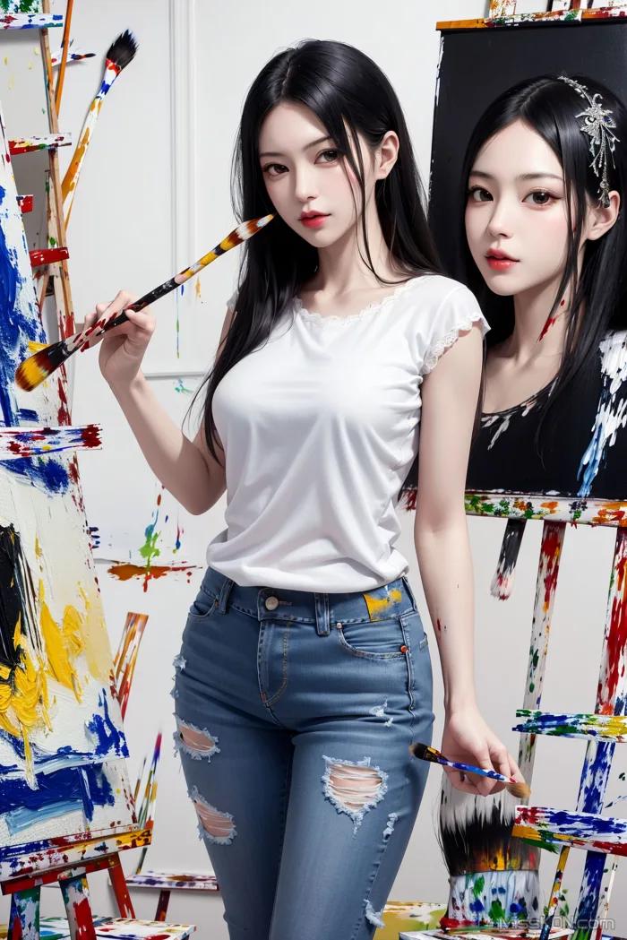 AI 生成] 美麗：繪畫 Art_extra (130 張照片)