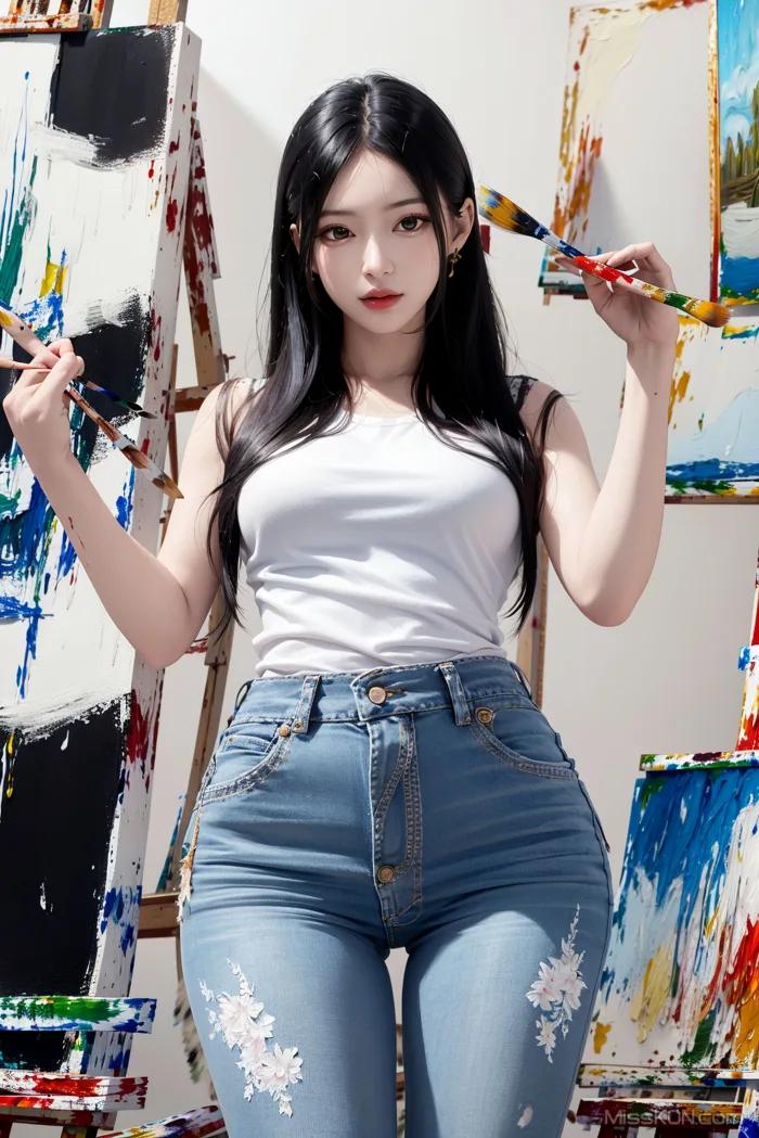 AI 生成] 美麗：繪畫 Art_extra (130 張照片)