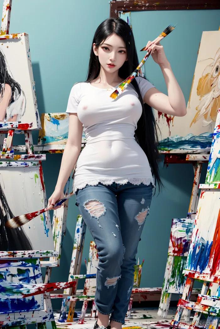 AI 生成] 美麗：繪畫 Art_extra (130 張照片)