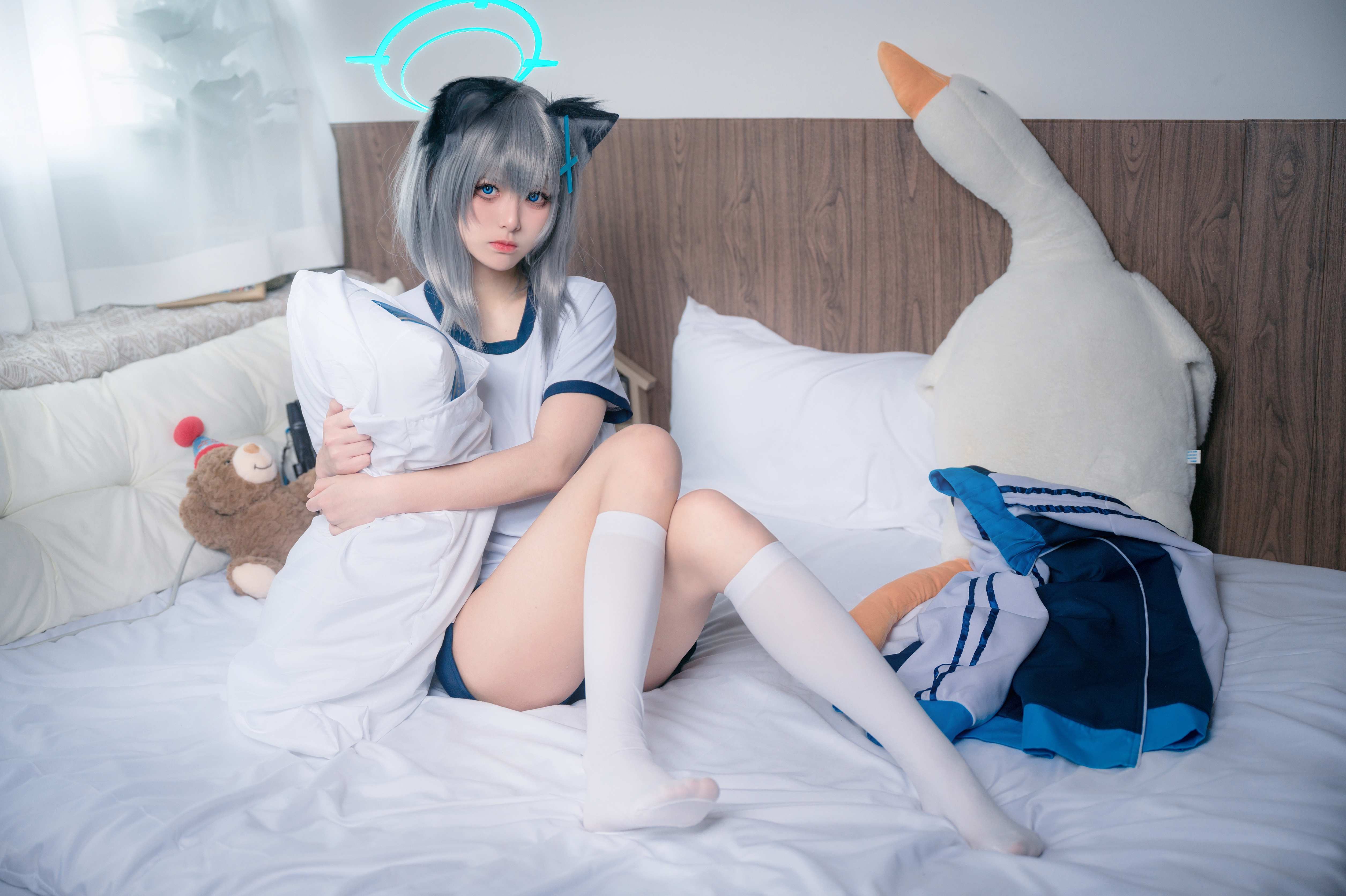 九柒喵 - 体操服白子 17P