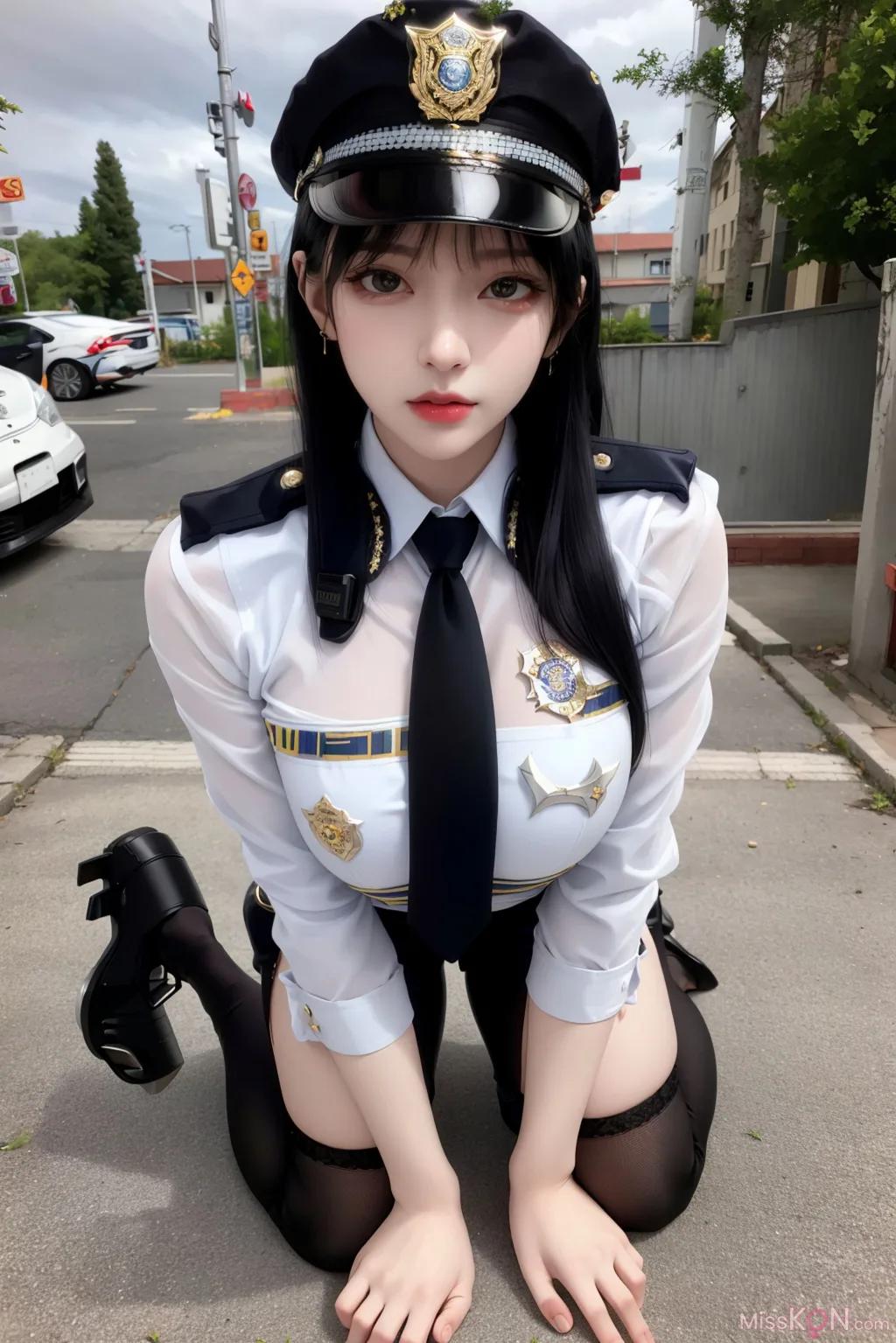 AI ที่สร้าง] สวยงาม: Trap Police_extra (101 ภาพ)