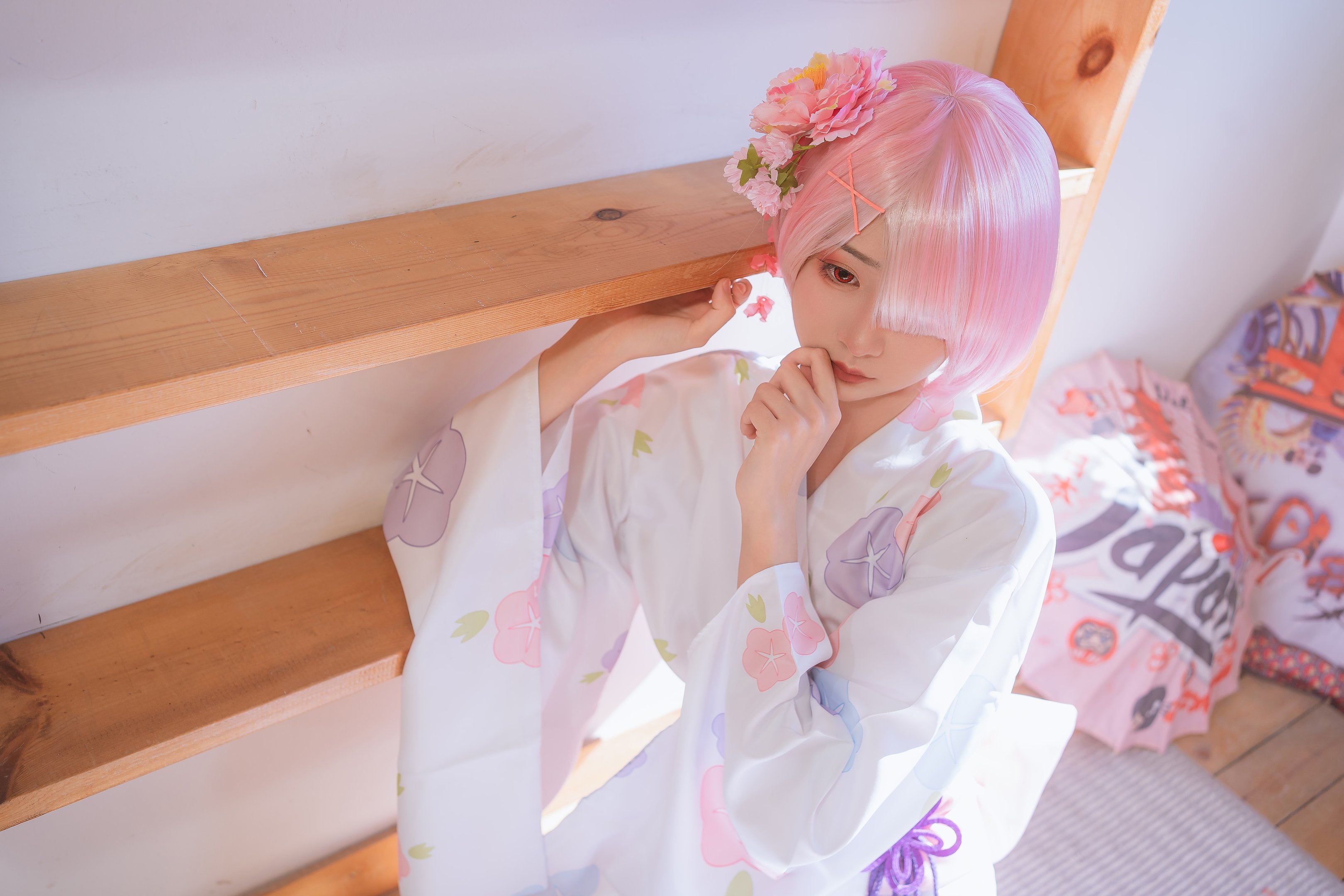 Kinngyo 喵小吉 Ram&Rem Photo Set 103P2V