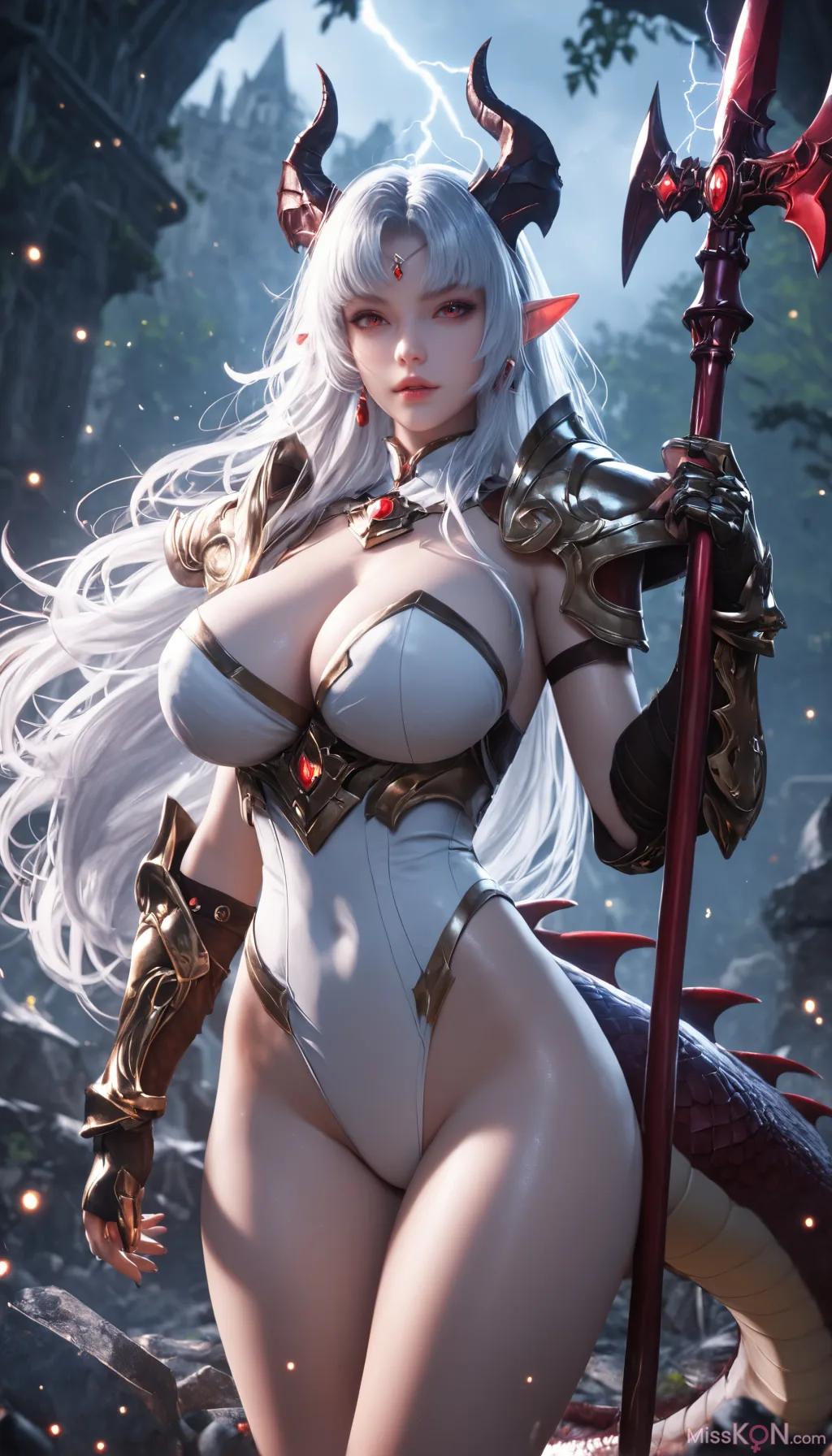 AI 生成] 龍娘【墨跡】 (146 枚の写真)