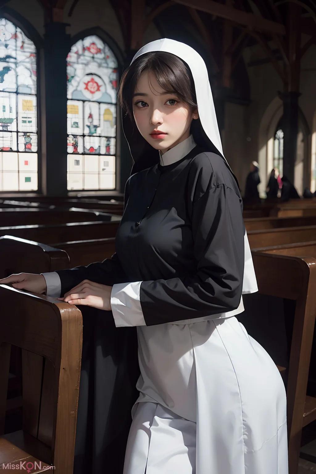 [AI Generated] Beautiful: Lust Nun_extra (144 phoos)