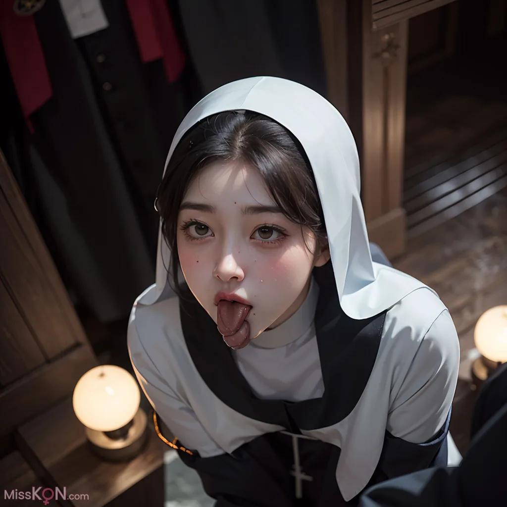 [AI Generated] Beautiful: Lust Nun_extra (144 phoos)