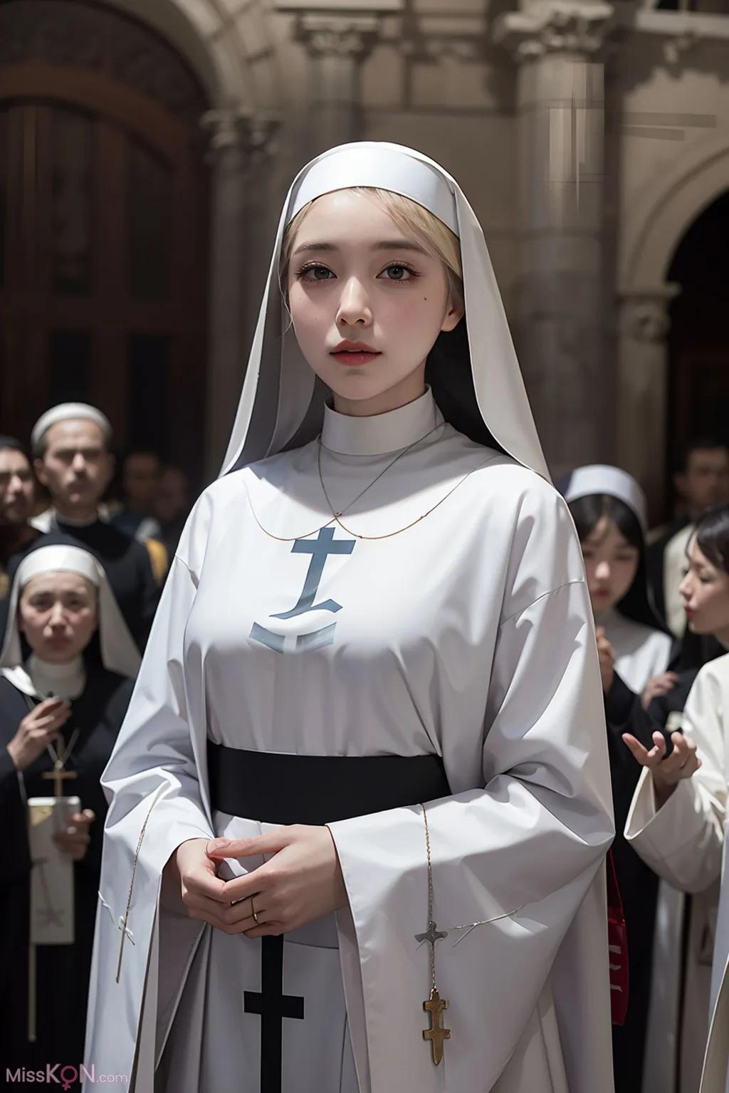 [AI Generated] Beautiful: Lust Nun_extra (144 phoos)