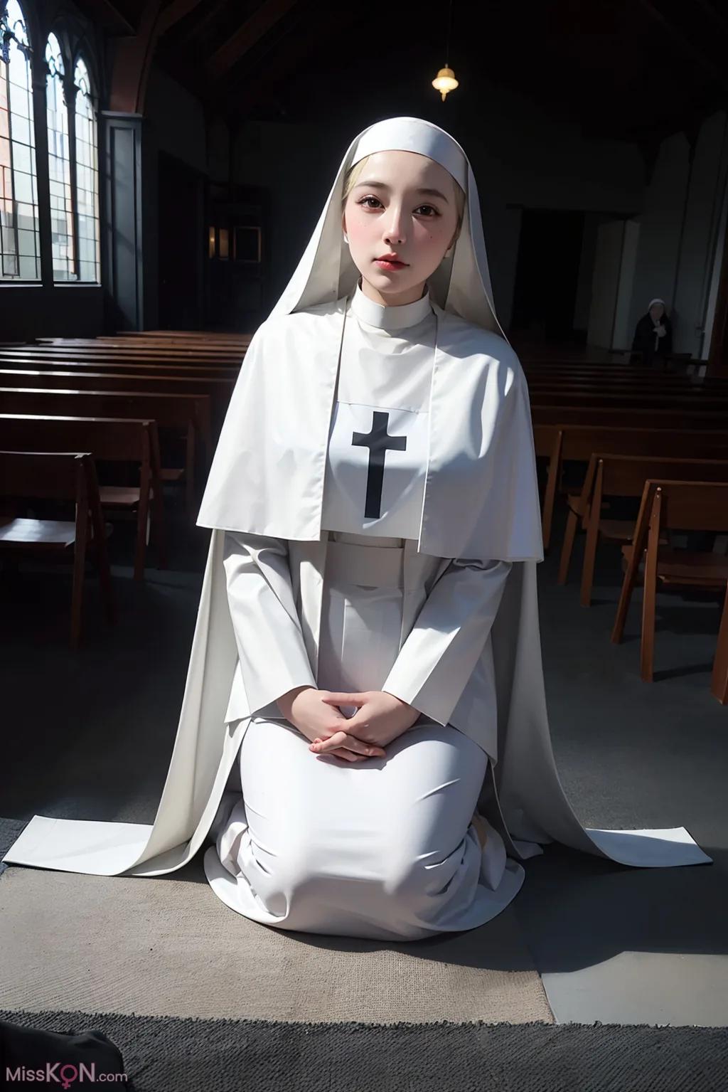 [AI Generated] Beautiful: Lust Nun_extra (144 phoos)