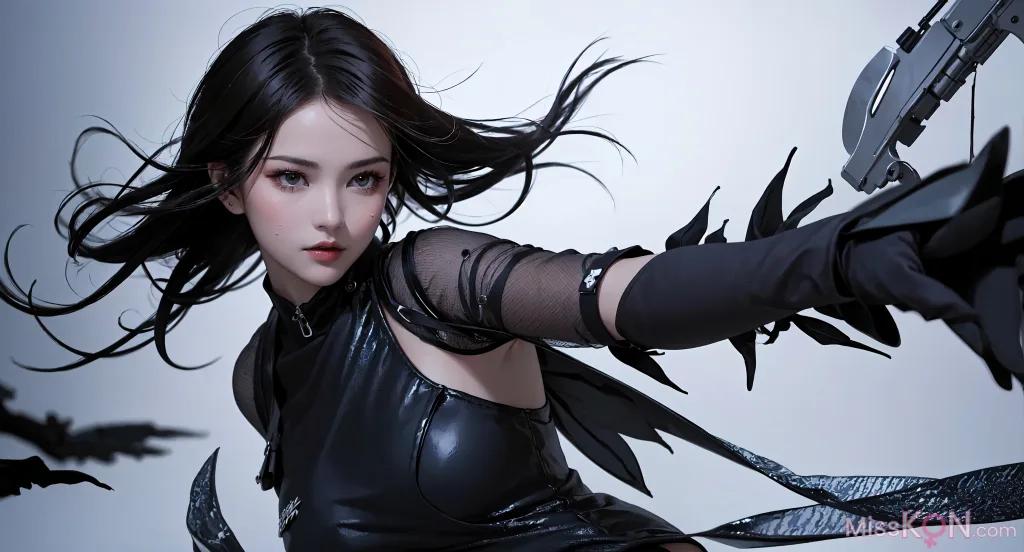 AI Generated] Cyber Girl [Mo Ji] (150 photos)