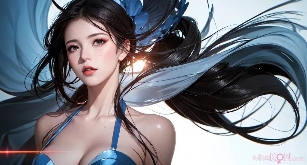 AI Generated] Cyber Girl [Mo Ji] (150 photos)