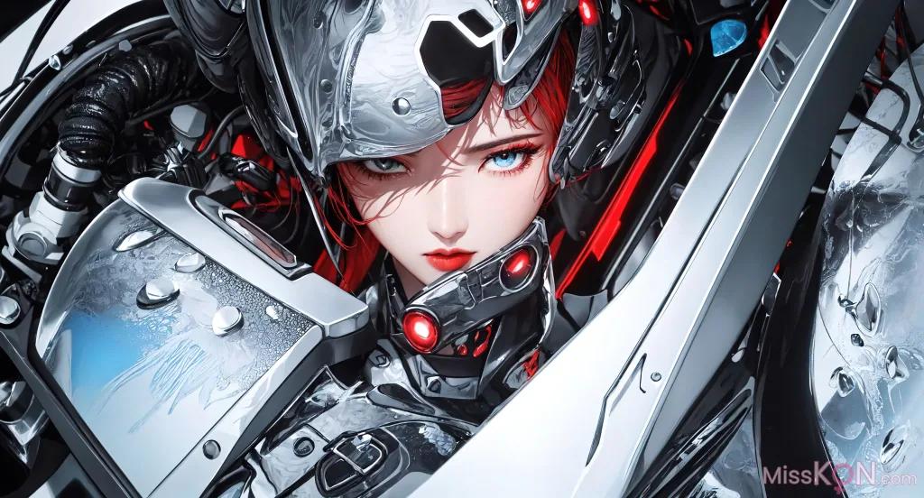 [AI Generated] 赛博少女【墨迹】 (150 photos)